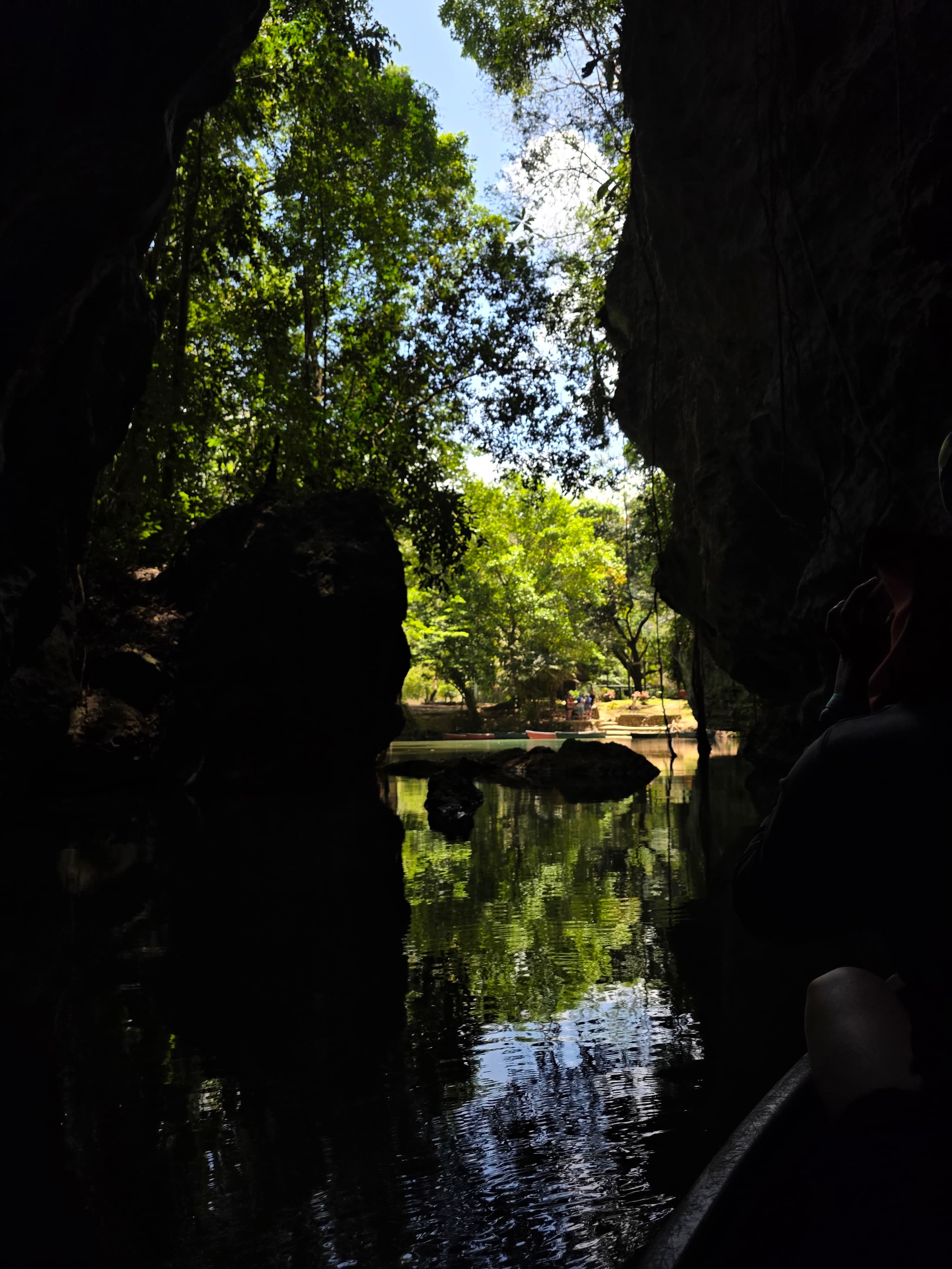 Barton Creek Cave Canoeing